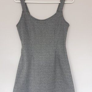 Women Strap Dress Cotton Casual Striped Vest Dress